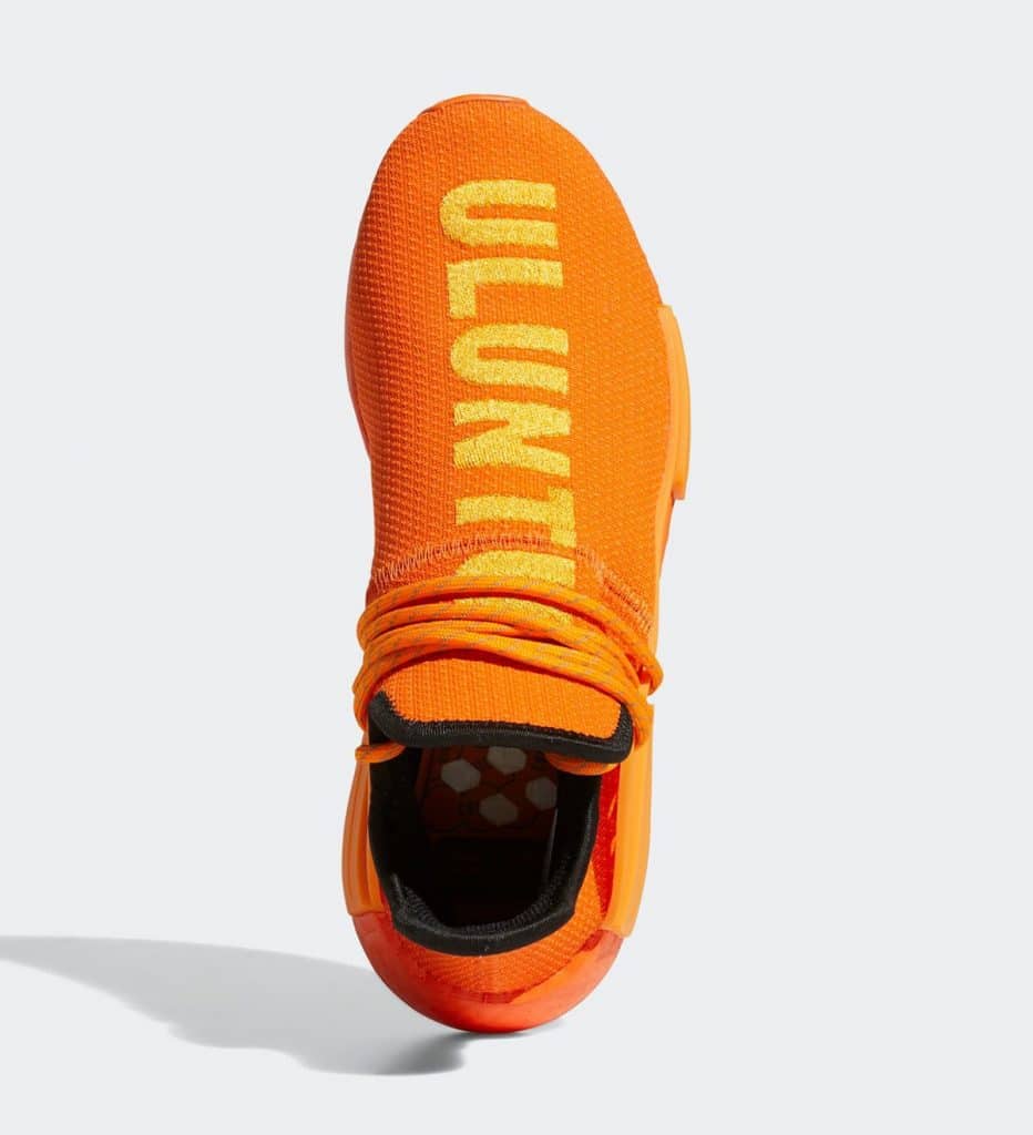 Adidas pharrell williams orange best sale